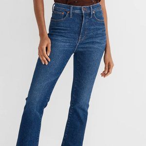 Madewell Cali Demi-Boot Jeans, Dark Wash